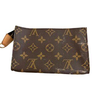 Louis Vuitton Monogram Pochette Brown Canvas Pouch